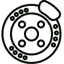 auto parts icon dark